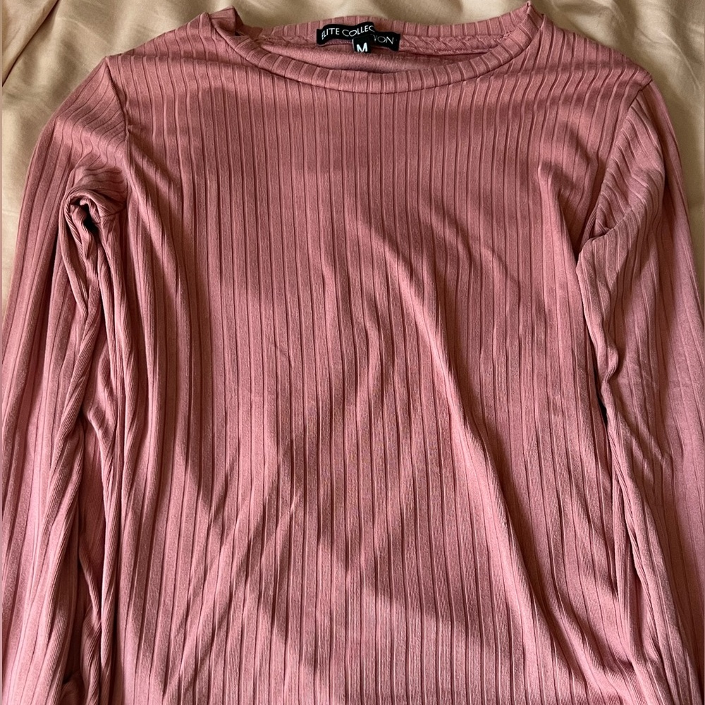 Pink Long Sleeve Top